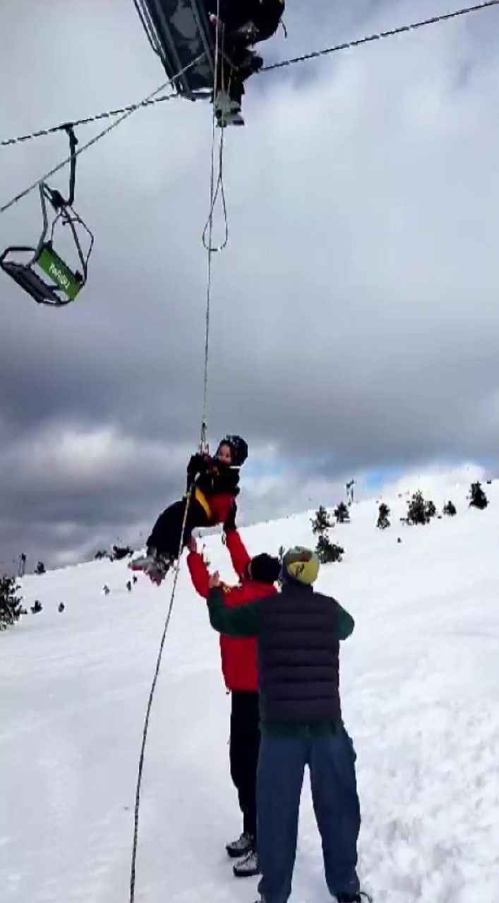 Bolu Kartalkaya'daki kayak merkezinde mahsur kalan 67 kişi kurtarıldı -  Marmaris Manşet